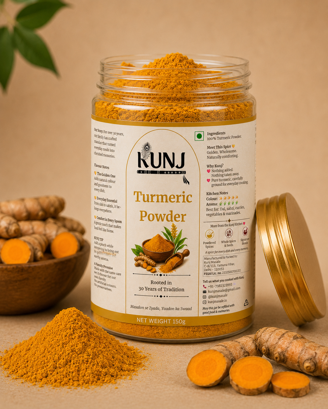 Turmeric powder